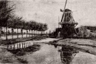 Landscape with Windmill