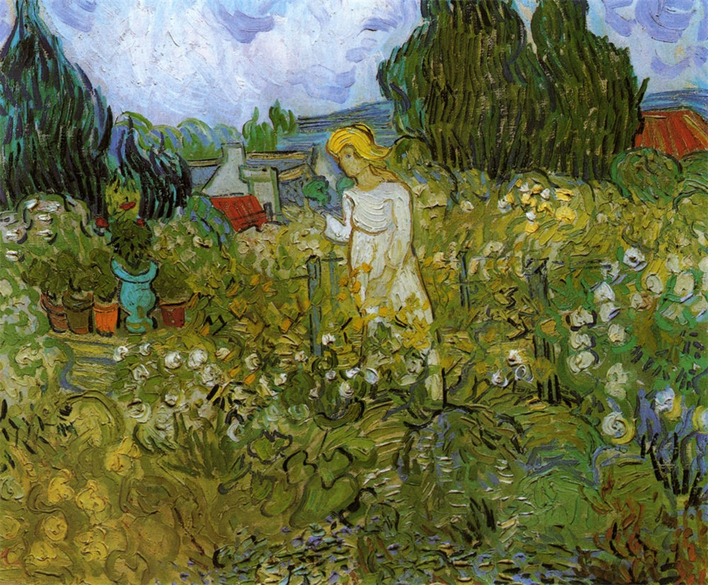 Mademoiselle Gachet in her garden at Auvers-sur-Oise 