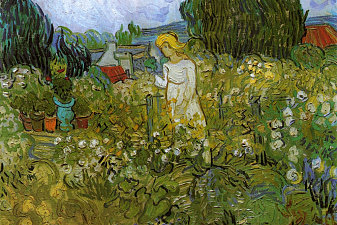Mademoiselle Gachet in her garden at Auvers-sur-Oise