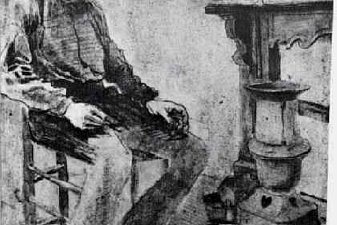 Man Sitting by the Stove The Pauper