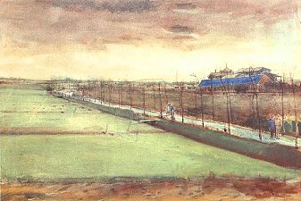 Meadows near Rijswijk and the Schenkweg