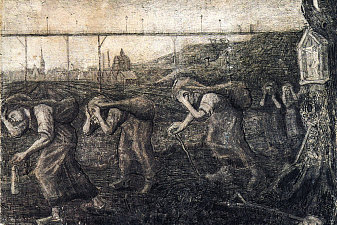 Miners Women Carrying Sacks (The Bearers of the Burden)