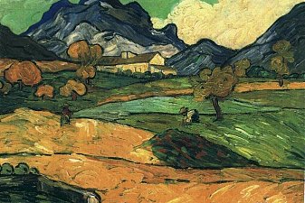 Mount Gaussier with the Mas de Saint-Paul