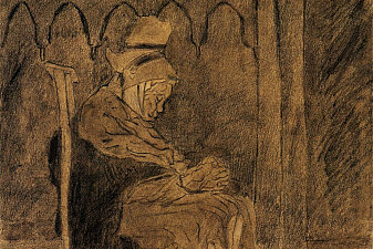 Old Woman Asleep after Rops