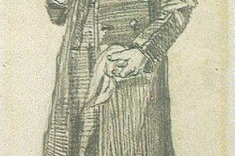 Orphan Man with Long Overcoat, Glass and Handkerchief