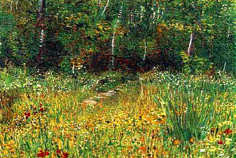 Park at Asnieres in Spring