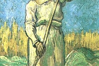 Peasant Woman with a Rake after Millet