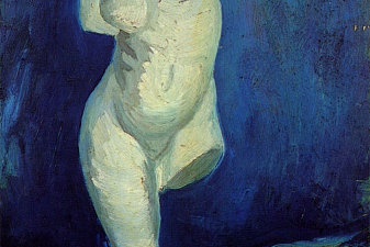 Plaster Statuette of a Female Torso
