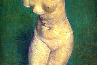 Plaster Statuette of a Female Torso