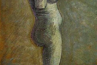 Plaster Statuette of a Female Torso