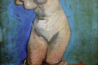 Plaster Statuette of a Female Torso