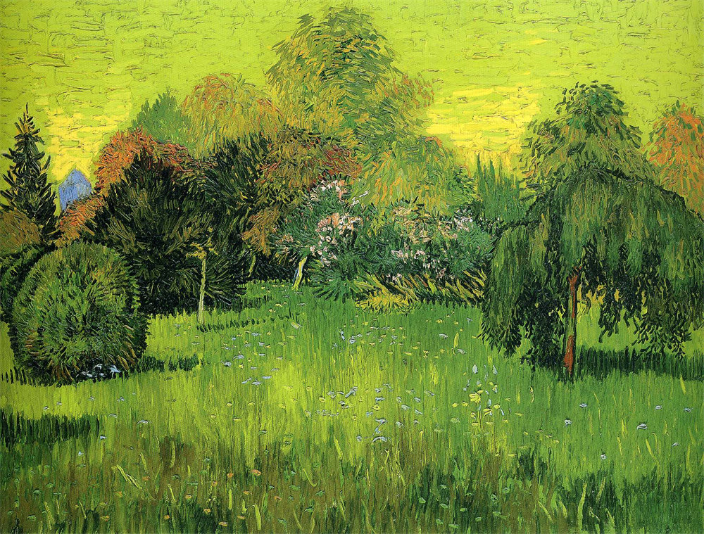 Public Park with Weeping Willow The Poet s Garden I 