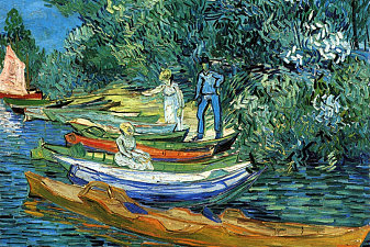 Rowing Boats on the Banks of the Oise at Auvers