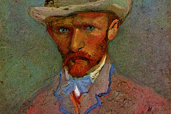 Self-Portrait with Gray Felt Hat