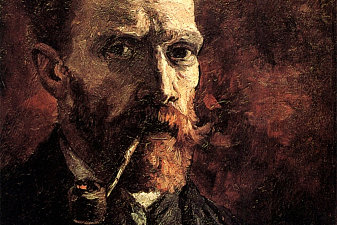 Self-Portrait with Pipe