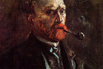 Self-Portrait with Pipe