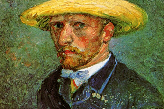 Self-Portrait with Straw Hat