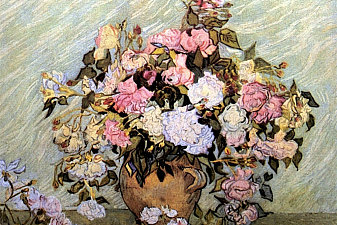 Still Life Vase with Roses