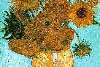 Still Life - Vase with Twelve Sunflowers