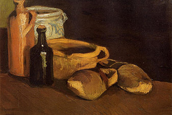Still Life with Clogs and Pots
