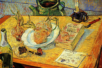 Still Life with Drawing Board, Pipe, Onions and Sealing-Wax