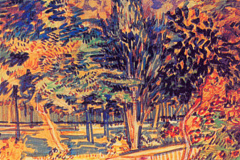 Stone Steps in the Garden of the Asylum