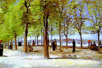Terrace in the Luxembourg Garden