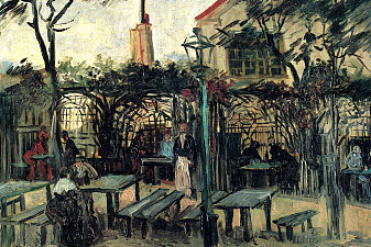 Terrace of a Cafe on Montmartre 