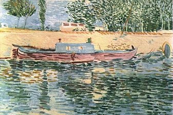 The Banks of the Seine with Boats