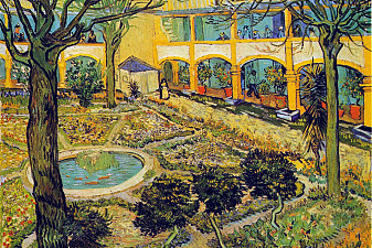 The Courtyard of the Hospital in Arles