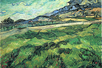 The Green Wheatfield behind the Asylum