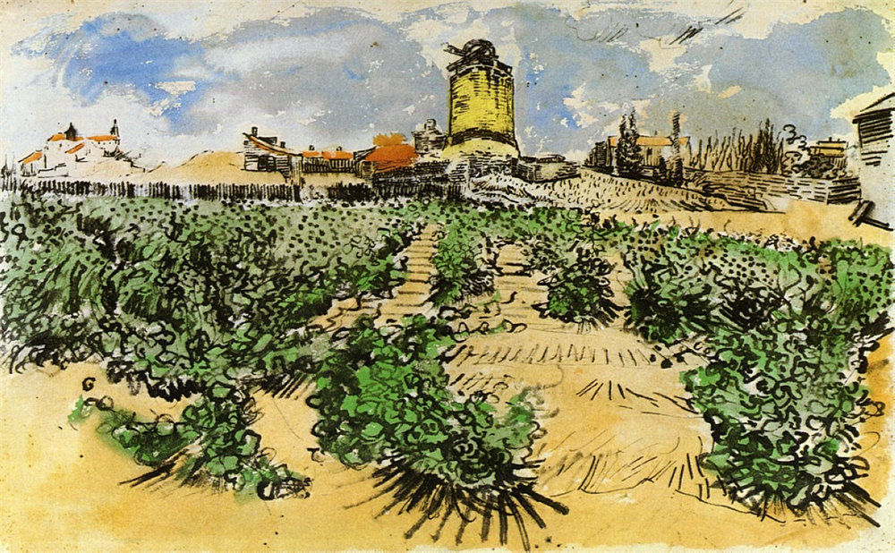 The Mill of Alphonse Daudet at Fontevieille 