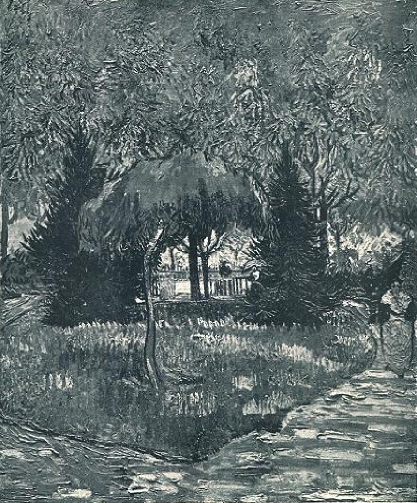 The Park at Arles with the Entrance Seen through the Trees 