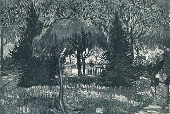 The Park at Arles with the Entrance Seen through the Trees