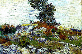 The Rocks with Oak tree