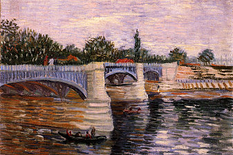 The Seine with the Pont de la Grande Jette