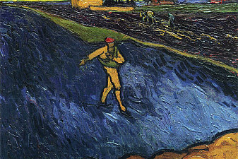 The Sower Outskirts of Arles in the Background