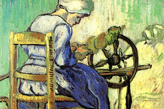 The Spinner (after Millet)