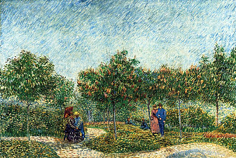 The Voyer d‘Argenson Park in Asnieres