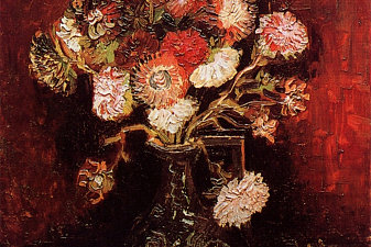 Vase with Asters and Phlox