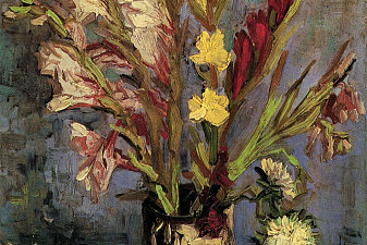Vase with Gladioli