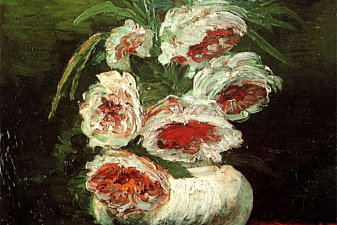 Vase with Peonies