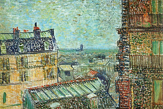 View of Paris from Vincent‘s Room in the Rue Lepic