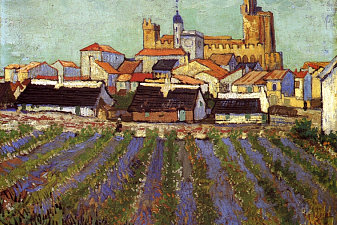 View of Saintes-Maries