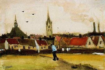 View of The Hague with the New Church