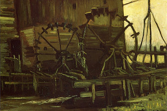 Water Wheels of Mill at Gennep