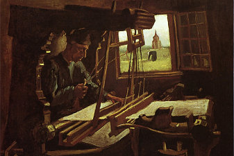 Weaver near an Open Window