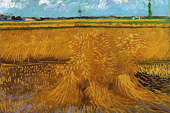 Wheatfield with Sheaves