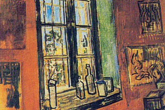 Window of Vincent‘s Studio at the Asylum