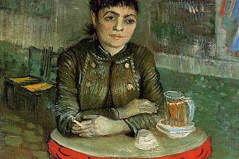 Woman in the ‘Cafe Tambourin‘